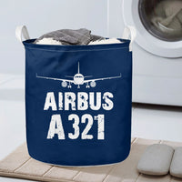 Thumbnail for Airbus A321 & Plane Designed Laundry Baskets