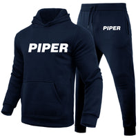 Thumbnail for Piper & Text Designed Hoodies & Sweatpants Set