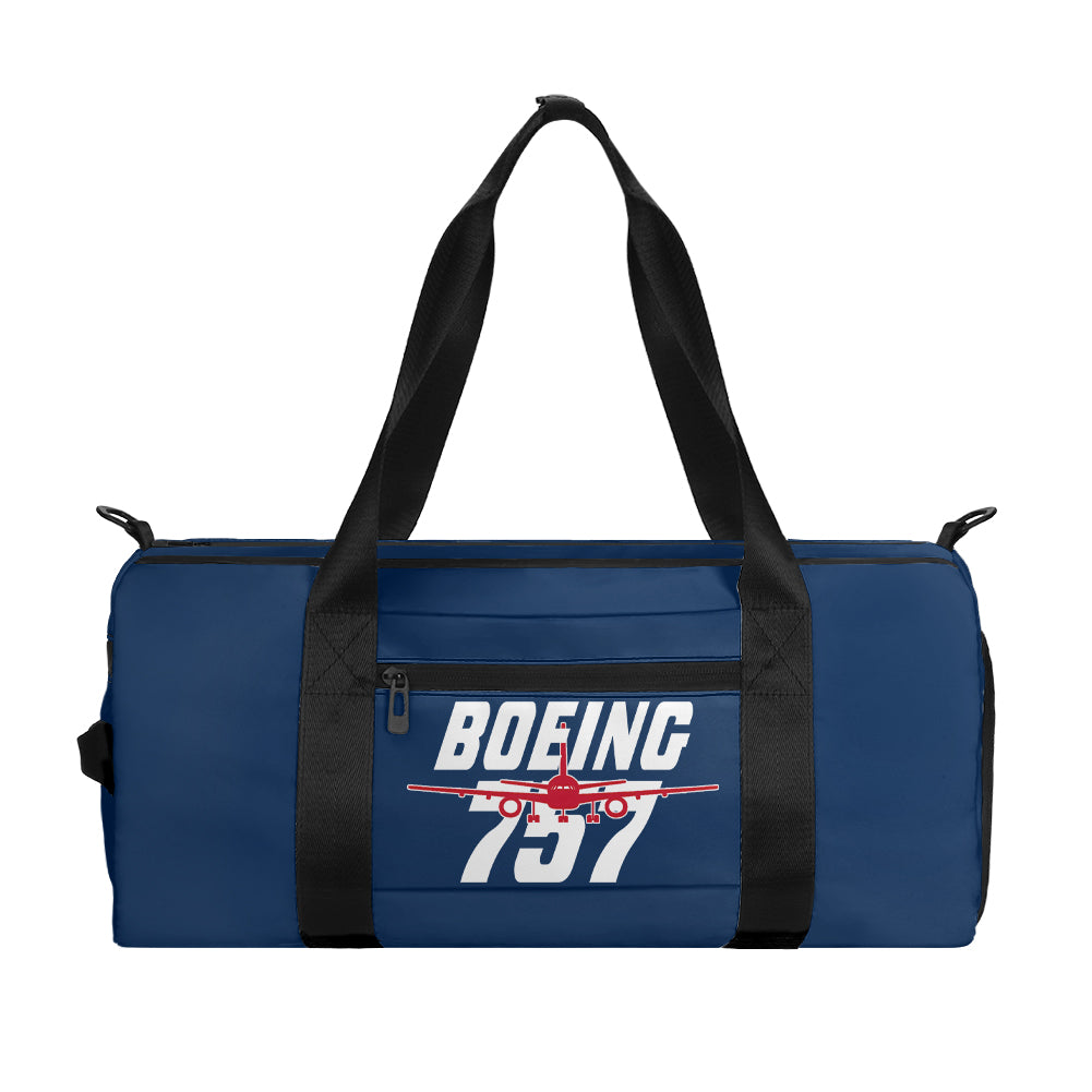 Amazing Boeing 757 Designed Sports Bag