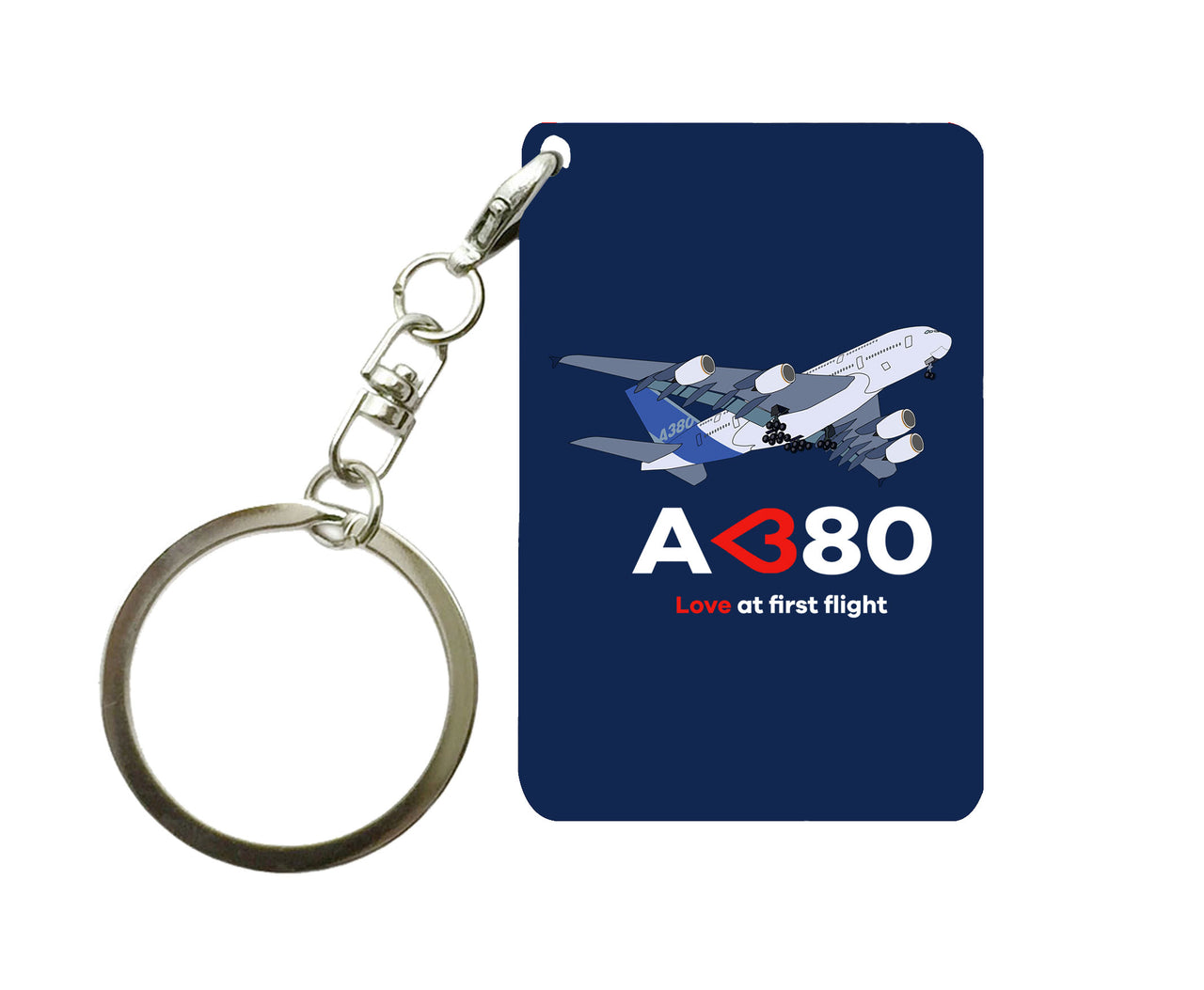 Airbus A380 Love at first flight Designed Key Chains