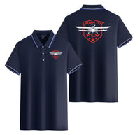 Thumbnail for Super Born To Fly Designed Stylish Polo T-Shirts (Double-Side)