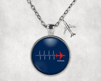 Thumbnail for Aviation Heartbeats Designed Necklaces