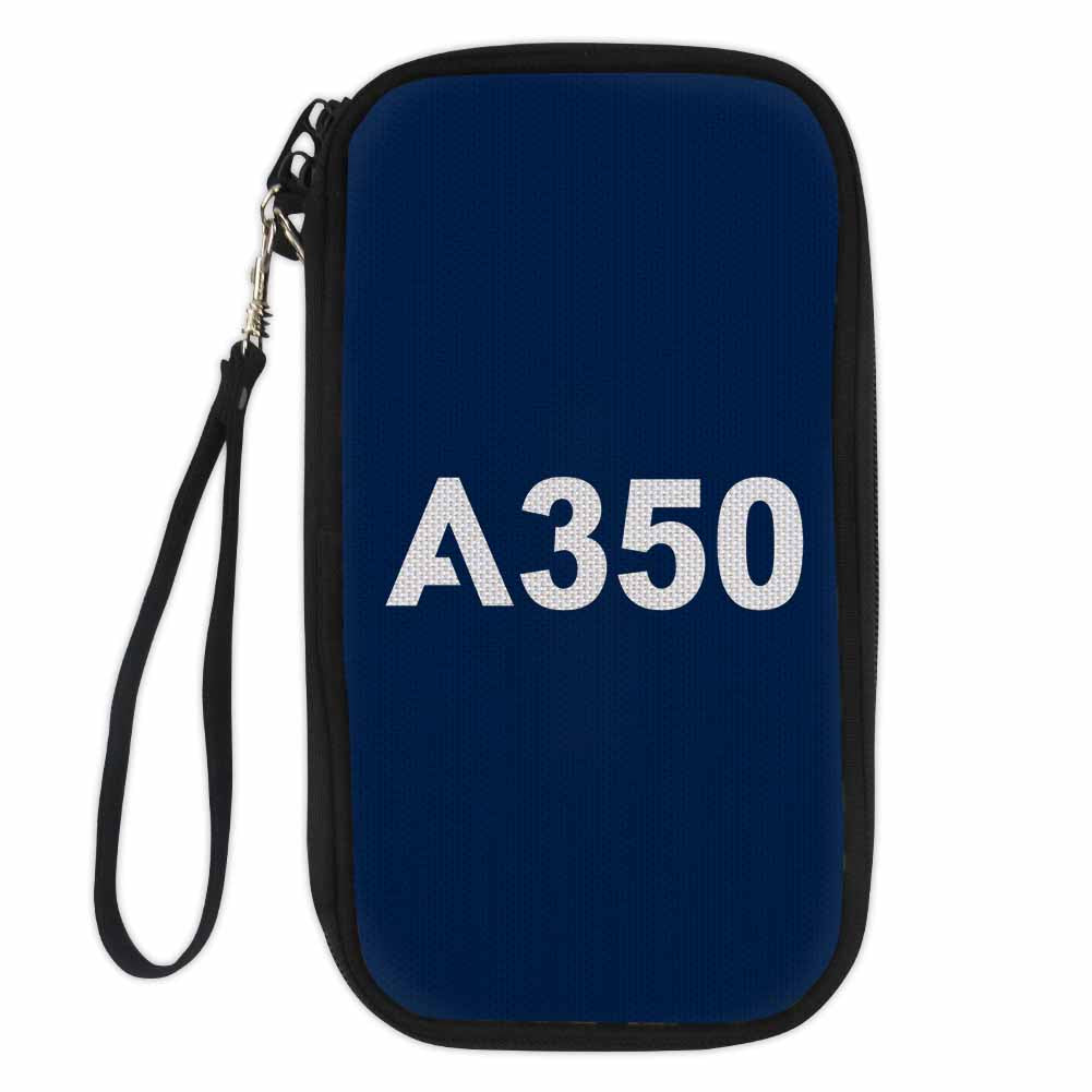 A350 Flat Text Designed Travel Cases & Wallets