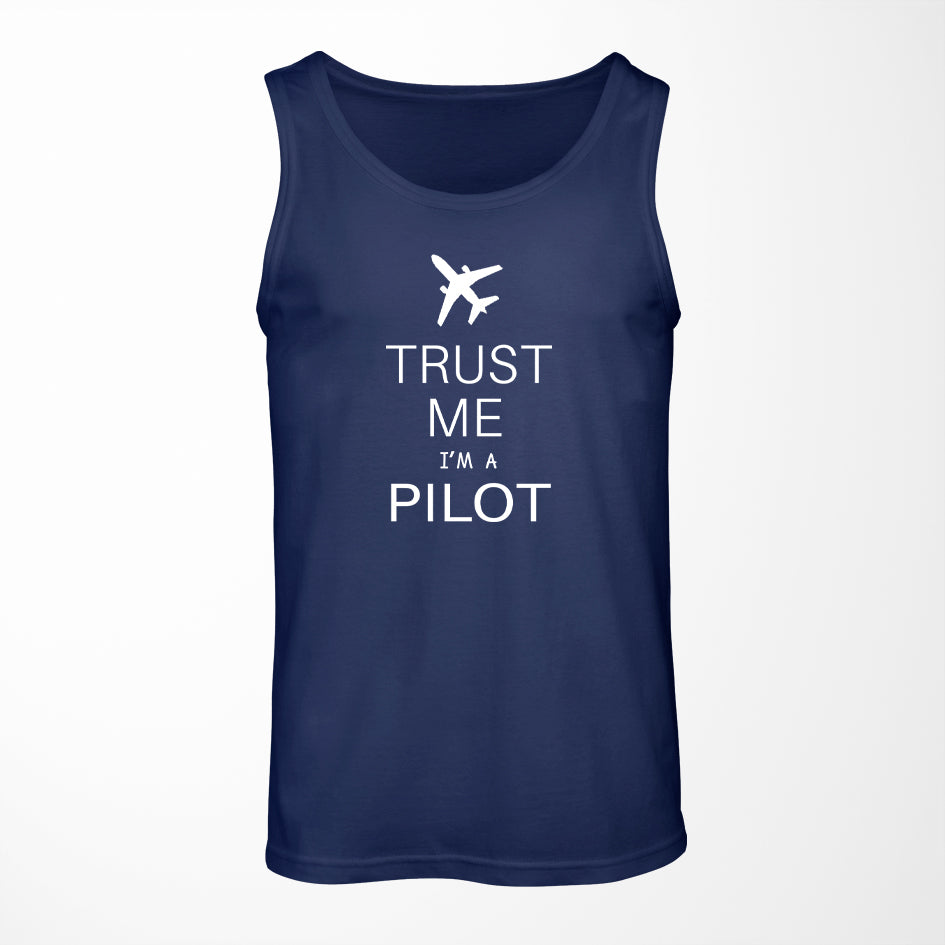 Trust Me I'm a Pilot 2 Designed Tank Tops