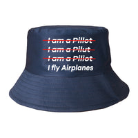 Thumbnail for I Fly Airplanes Designed Summer & Stylish Hats