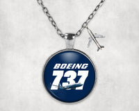 Thumbnail for Super Boeing 737+Text Designed Necklaces