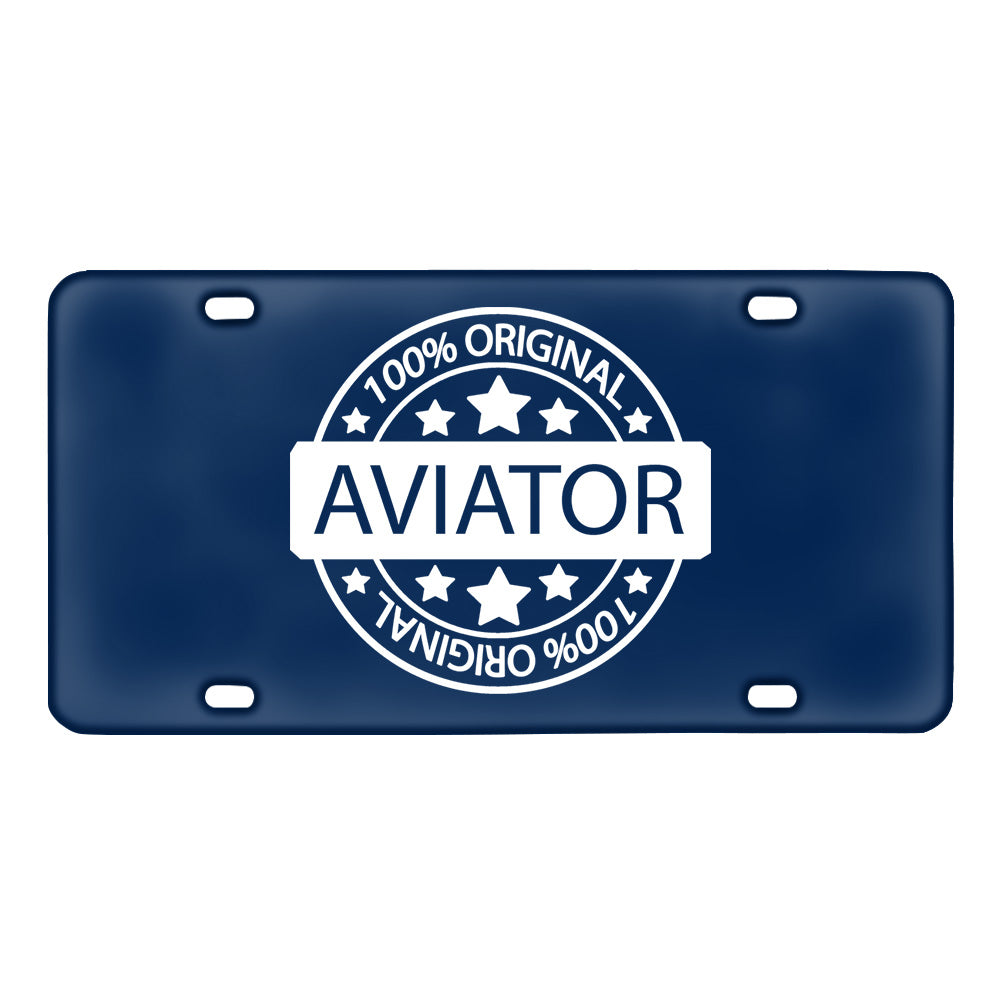 100 Original Aviator Designed Metal (License) Plates