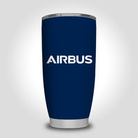 Thumbnail for Airbus & Text Designed Tumbler Travel Mugs