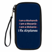 Thumbnail for I Fix Airplanes Designed Travel Cases & Wallets
