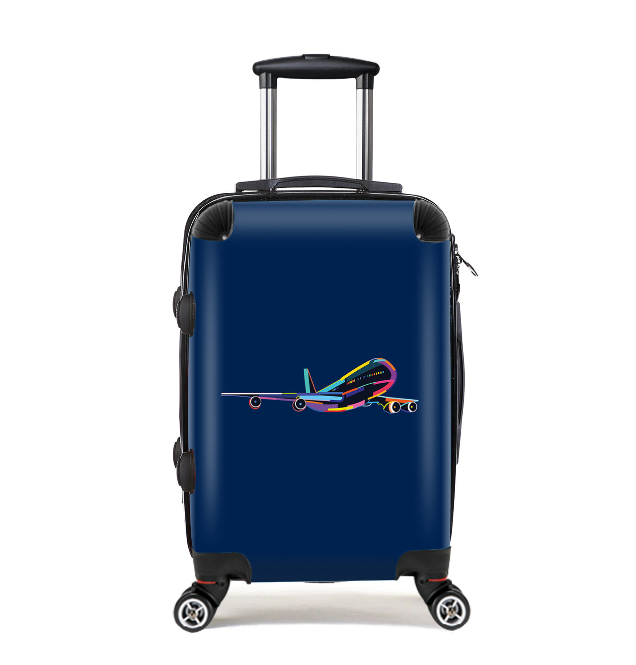 Multicolor Airplane Designed Cabin Size Luggages
