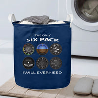 Thumbnail for The Only Six Pack I Will Ever Need Designed Laundry Baskets
