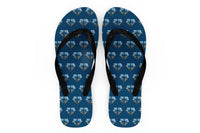 Thumbnail for Supermen of The Skies (Sunrise) Designed Slippers (Flip Flops)