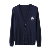 Thumbnail for ATR-72 & Plane Designed Cardigan Sweaters