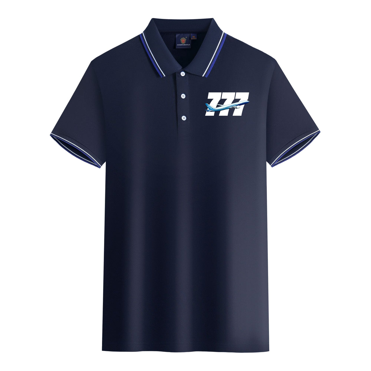 Super Boeing 777 Designed Stylish Polo T-Shirts