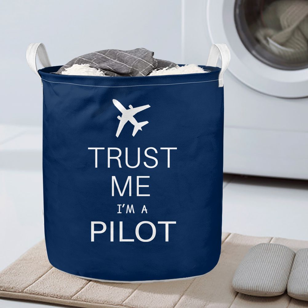 Trust Me I'm a Pilot 2 Designed Laundry Baskets