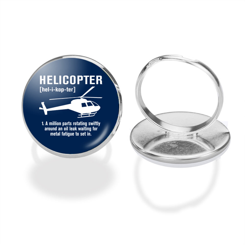 Helicopter [Noun] Designed Rings