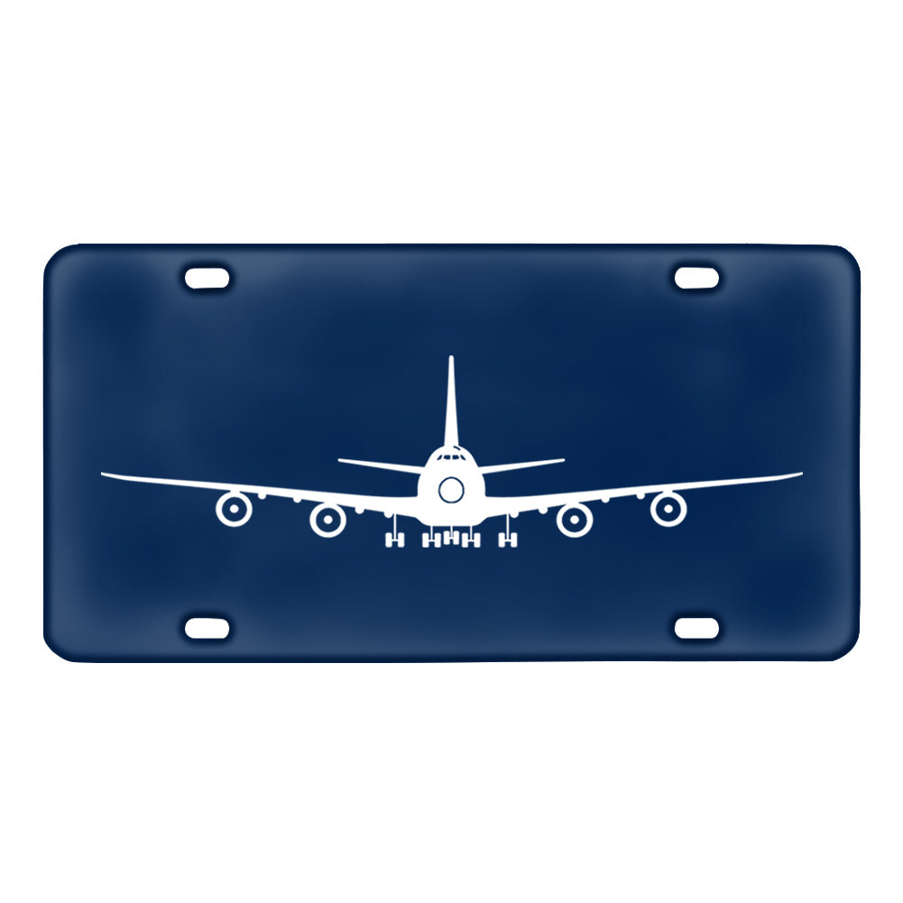 Boeing 747 Silhouette Designed Metal (License) Plates