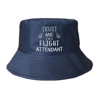 Thumbnail for Trust Me I'm a Flight Attendant Designed Summer & Stylish Hats