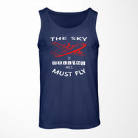 Thumbnail for The Sky is Calling and I Must Fly Designed Tank Tops