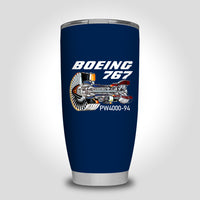 Thumbnail for Boeing 767 Engine (PW4000-94) Designed Tumbler Travel Mugs