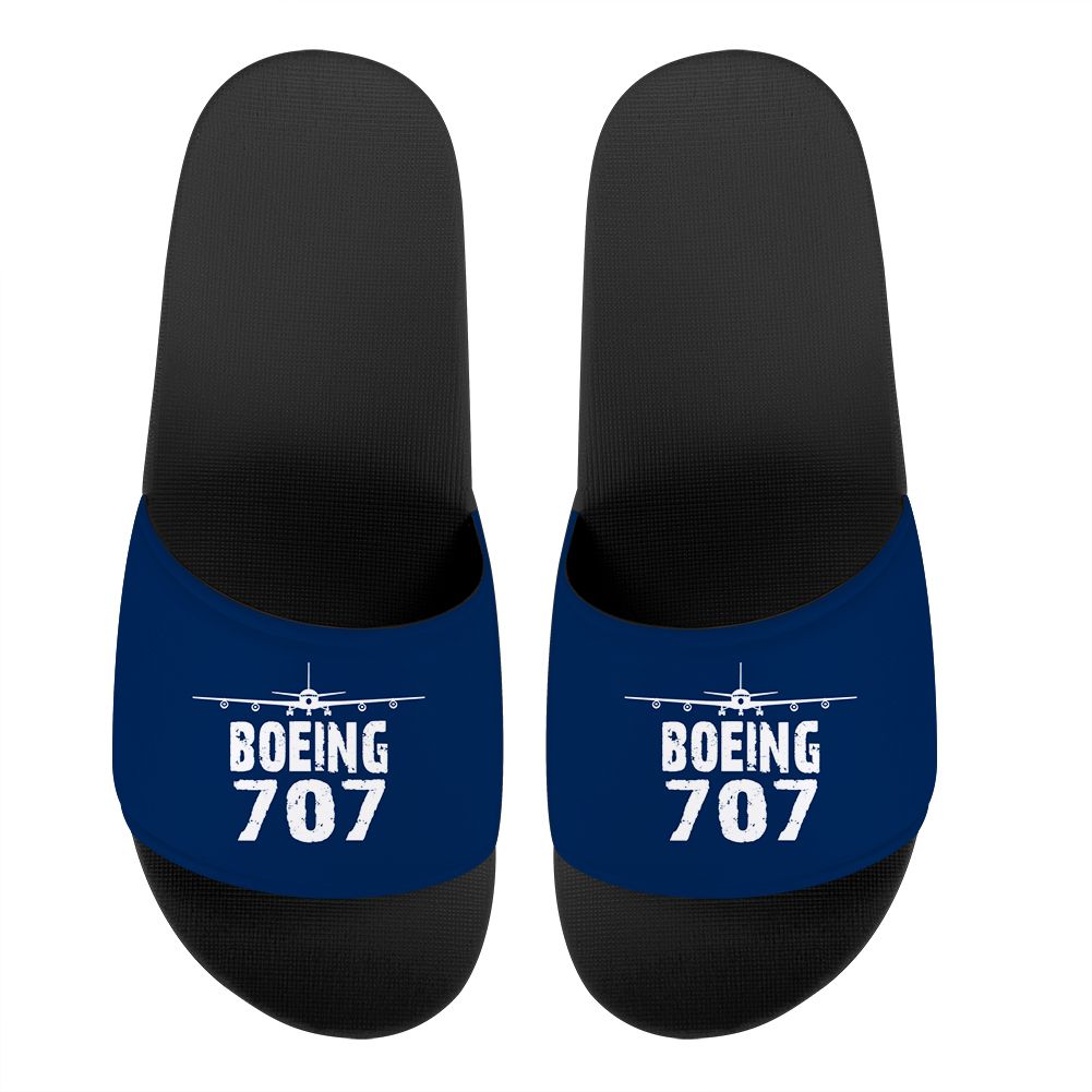 Boeing 707 & Plane Designed Sport Slippers