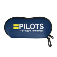 Thumbnail for Pilots They Know How To Fly Designed Glasses Bag