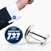 Thumbnail for Super Boeing 737+Text Designed Cuff Links