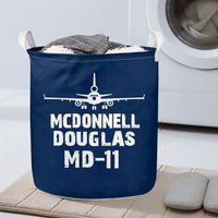 Thumbnail for McDonnell Douglas MD-11 & Plane Designed Laundry Baskets