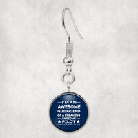 Thumbnail for I am an Awesome Girlfriend Designed Earrings