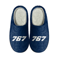 Thumbnail for 767 Flat Text Designed Cotton Slippers