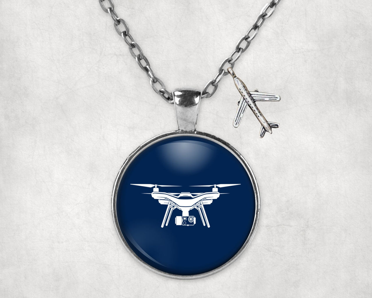 Drone Silhouette Designed Necklaces