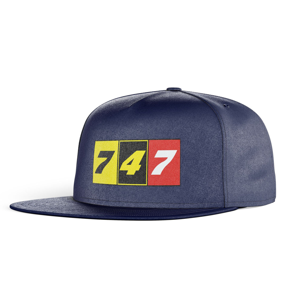 Flat Colourful 747 Designed Snapback Caps & Hats