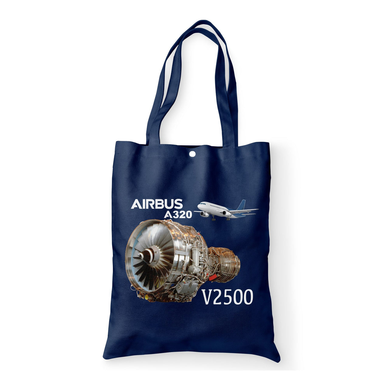 Airbus A320 & V2500 Engine Designed Tote Bags