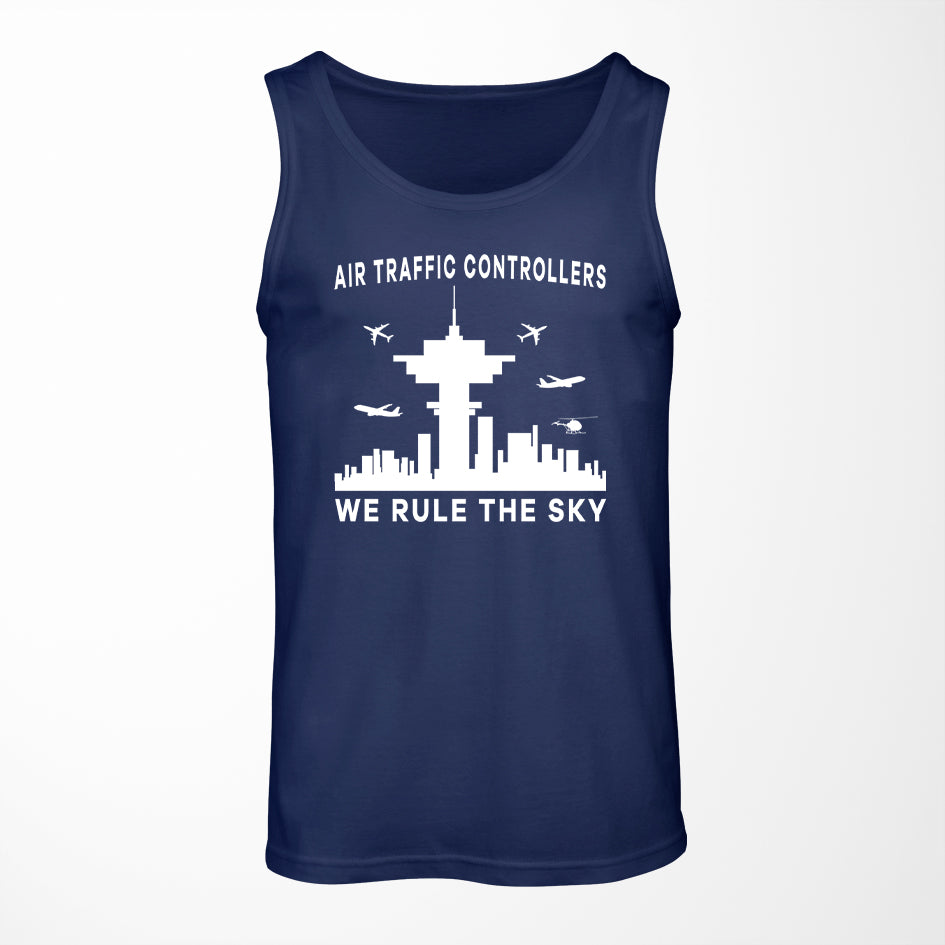 Air Traffic Controllers - We Rule The Sky Designed Tank Tops