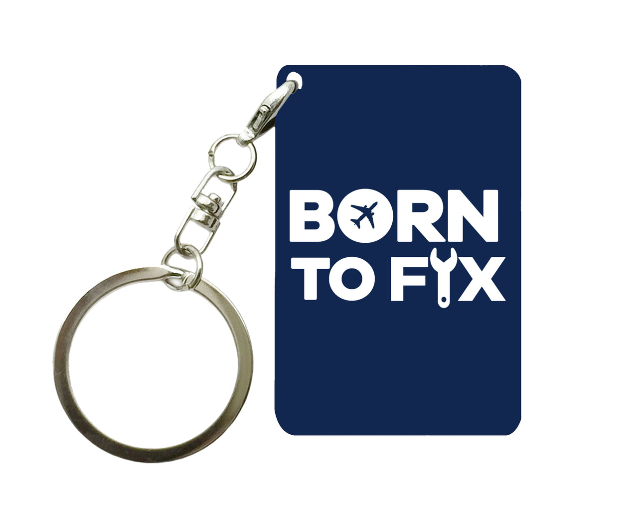Born To Fix Airplanes Designed Key Chains