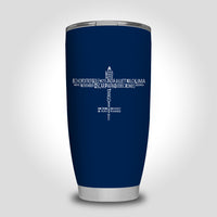 Thumbnail for Propeller Shape Aviation Alphabet Designed Tumbler Travel Mugs