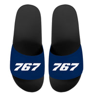 Thumbnail for 767 Flat Textt Designed Sport Slippers