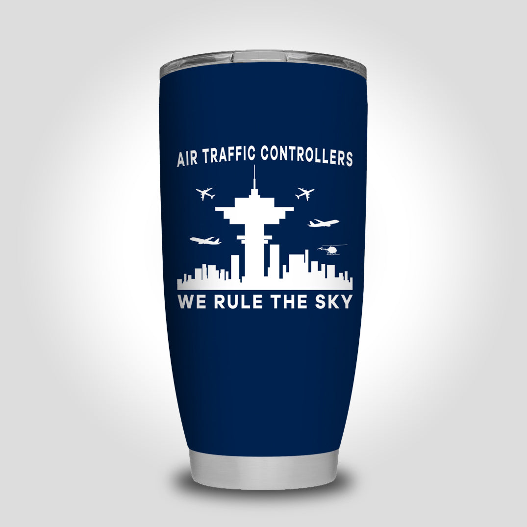 Air Traffic Controllers - We Rule The Sky Designed Tumbler Travel Mugs