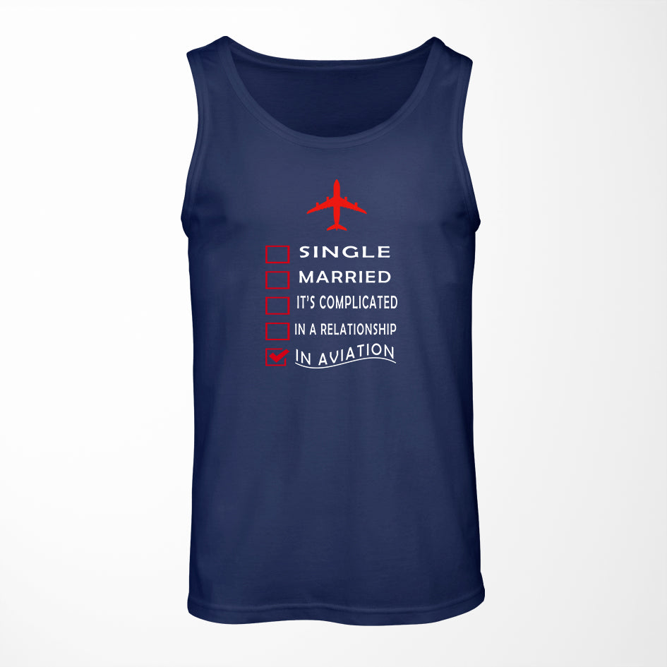 In Aviation Designed Tank Tops