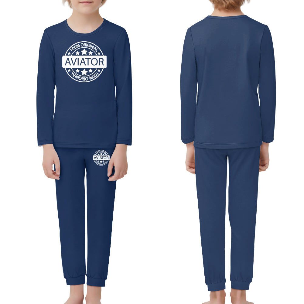 100 Original Aviator Designed "Children" Pijamas