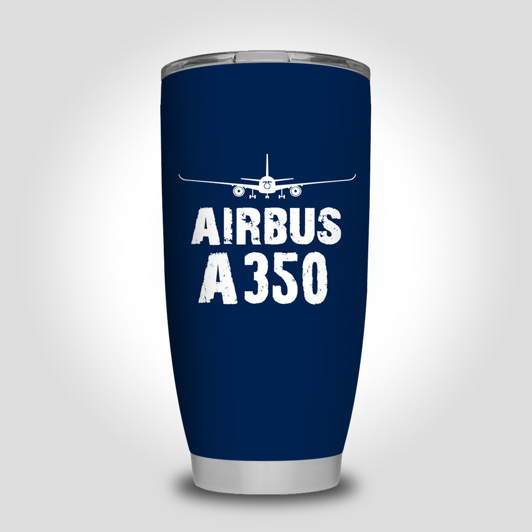 Airbus A350 & Plane Designed Tumbler Travel Mugs