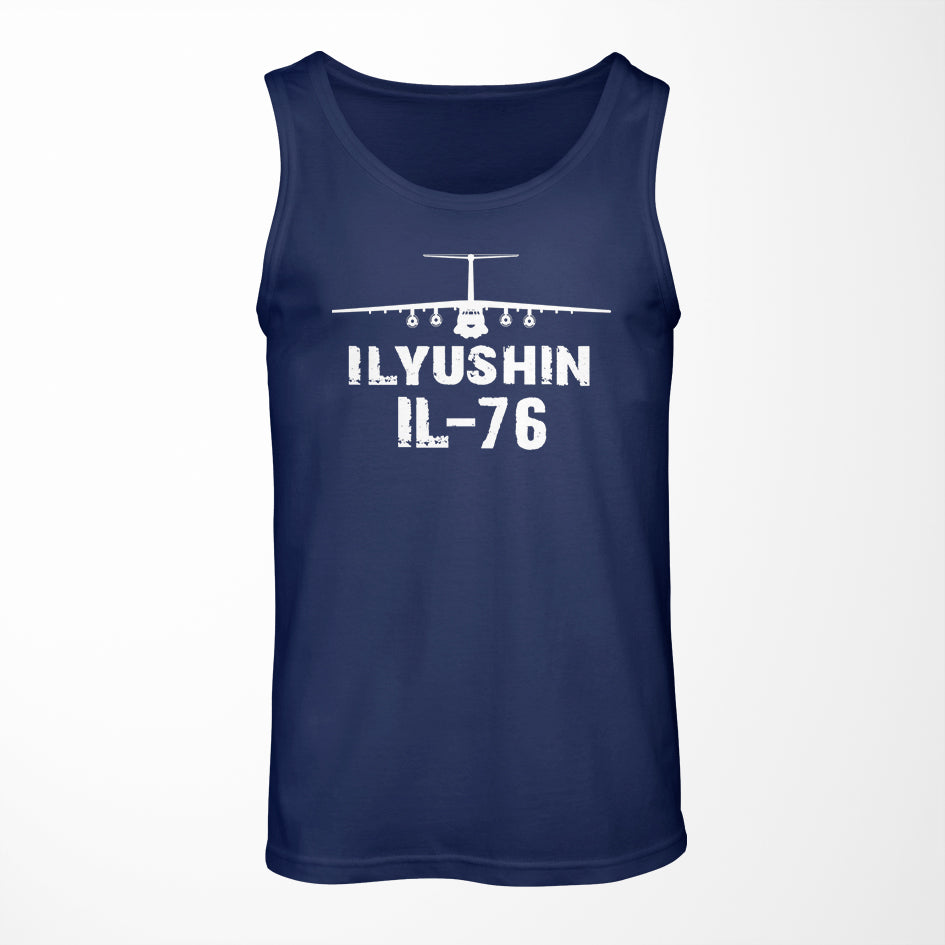 ILyushin IL-76 & Plane Designed Tank Tops