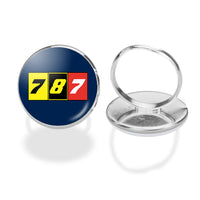 Thumbnail for Flat Colourful 787 Designed Rings