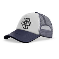Thumbnail for Eat Sleep Fly Designed Trucker Caps & Hats