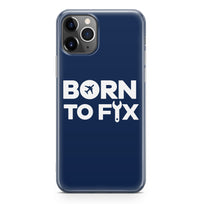 Thumbnail for Born To Fix Airplanes Designed iPhone Cases
