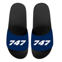 Thumbnail for 747 Flat Text Designed Sport Slippers