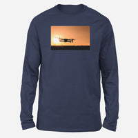 Thumbnail for Amazing Drone in Sunset Designed Long-Sleeve T-Shirts