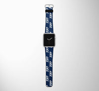 Thumbnail for Super Boeing 737 Designed Leather Apple Watch Straps