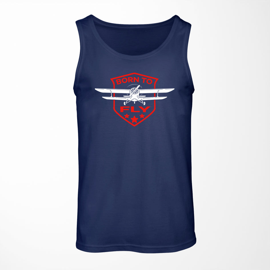 Born To Fly Designed Designed Tank Tops