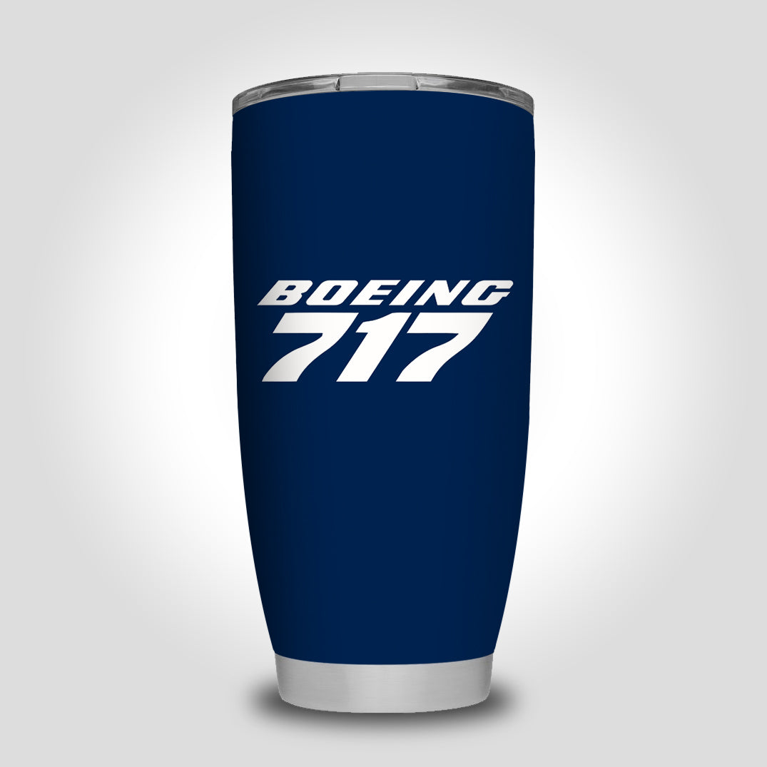 Boeing 717 & Text Designed Tumbler Travel Mugs